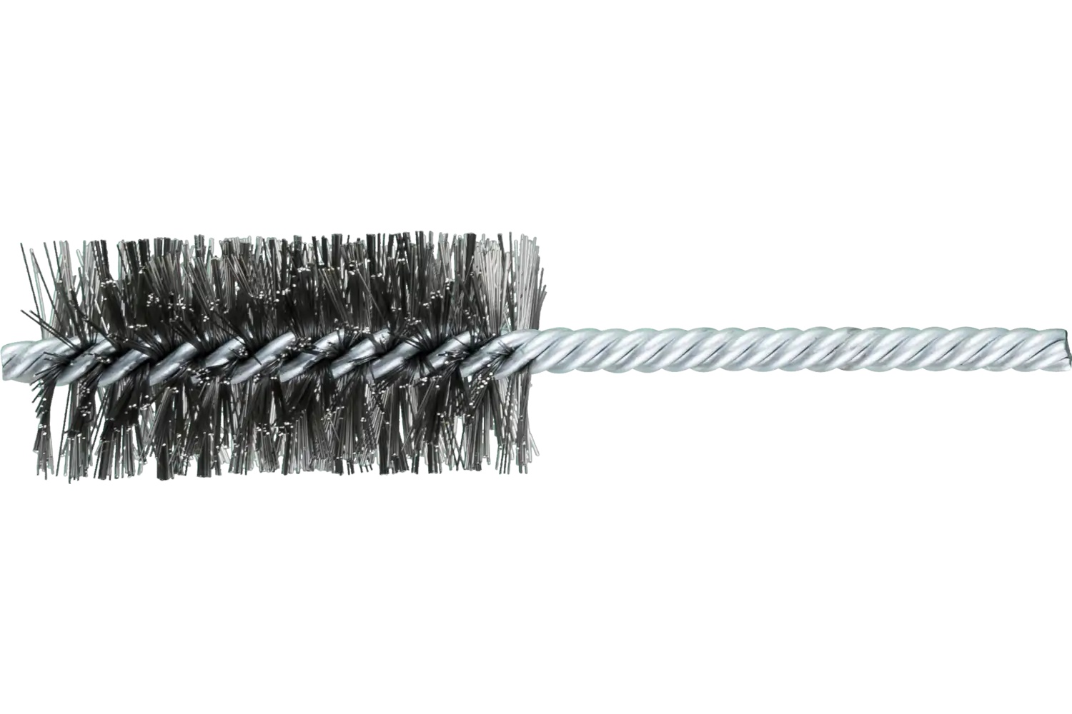 Picture of Pferd Power Tube Brush 1-1/4" Dia. .010 Carbon Steel Wire 1/4" Stem Ds/Ds
